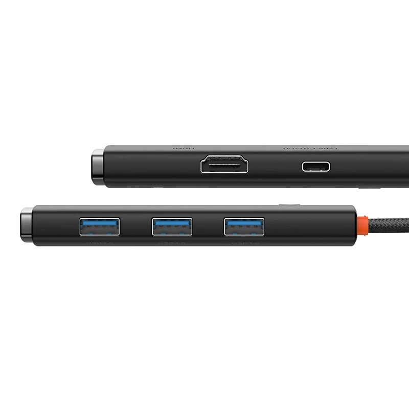 Baseus Lite Series Hub 5w1 USB-C to 3x USB 3.0 + USB-C + HDMI (black) Baseus Lite Series Hub 5w1 USB-C to 3x USB 3.0 + USB-C + HDMI (black)