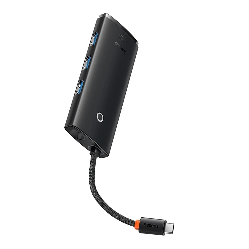 Baseus Lite Series Hub 5w1 USB-C to 3x USB 3.0 + USB-C + HDMI (black) Baseus Lite Series Hub 5w1 USB-C to 3x USB 3.0 + USB-C + HDMI (black)