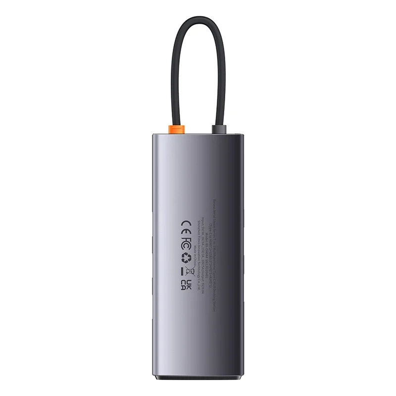 Hub 7in1 Baseus Metal Gleam Series, USB-C to 3x USB 3.0 + 2x HDMI + USB-C PD + Ethernet RJ45 Hub 7in1 Baseus Metal Gleam Series, USB-C to 3x USB 3.0 + 2x HDMI + USB-C PD + Ethernet RJ45