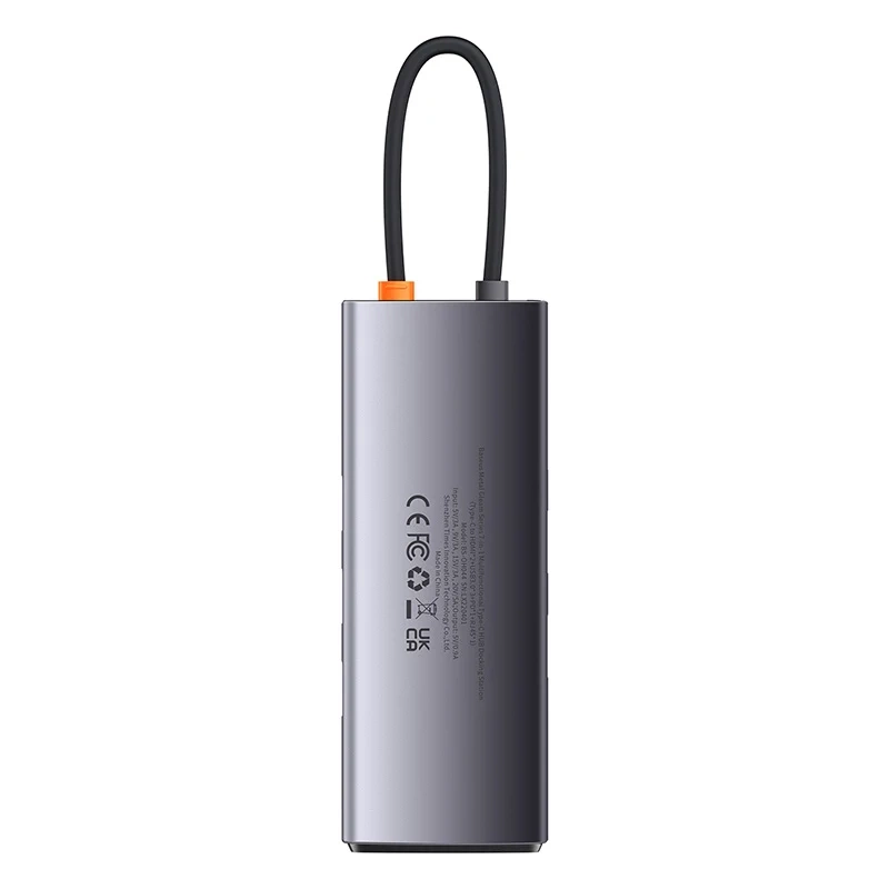 Hub 7in1 Baseus Metal Gleam Series, USB-C to 3x USB 3.0 + HDMI + USB-C PD + VGA + Ethernet RJ45 Hub 7in1 Baseus Metal Gleam Series, USB-C to 3x USB 3.0 + HDMI + USB-C PD + VGA + Ethernet RJ45
