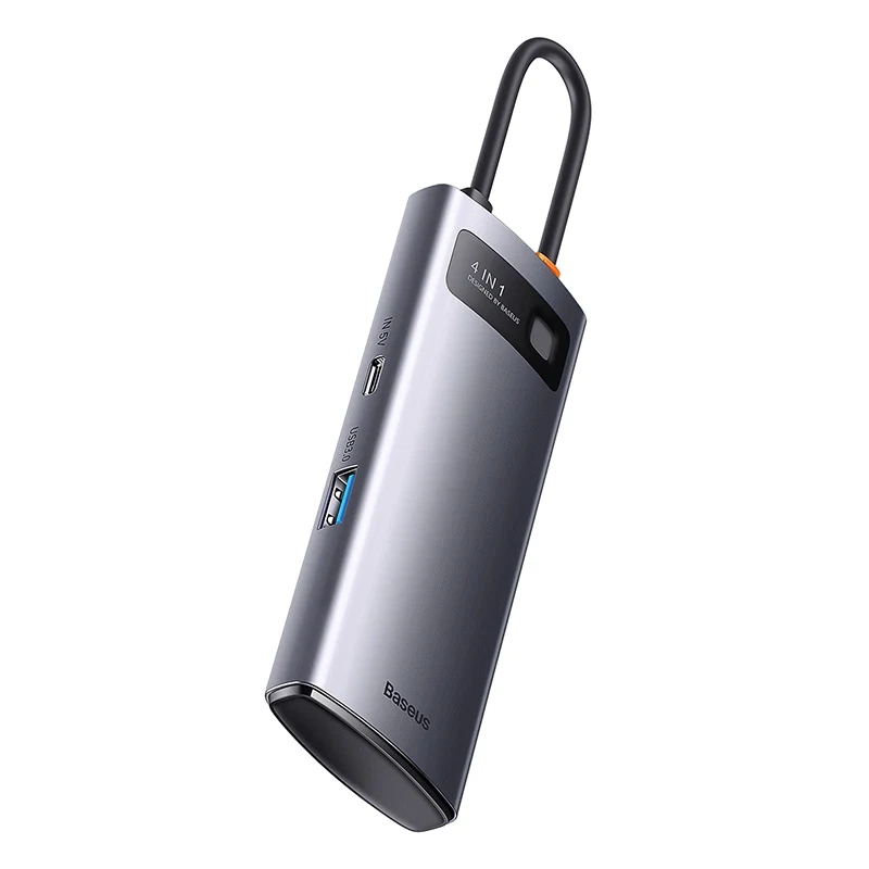 Hub 4in1 Baseus Metal Gleam Series, USB-C to 4x USB 3.0 Hub 4in1 Baseus Metal Gleam Series, USB-C to 4x USB 3.0