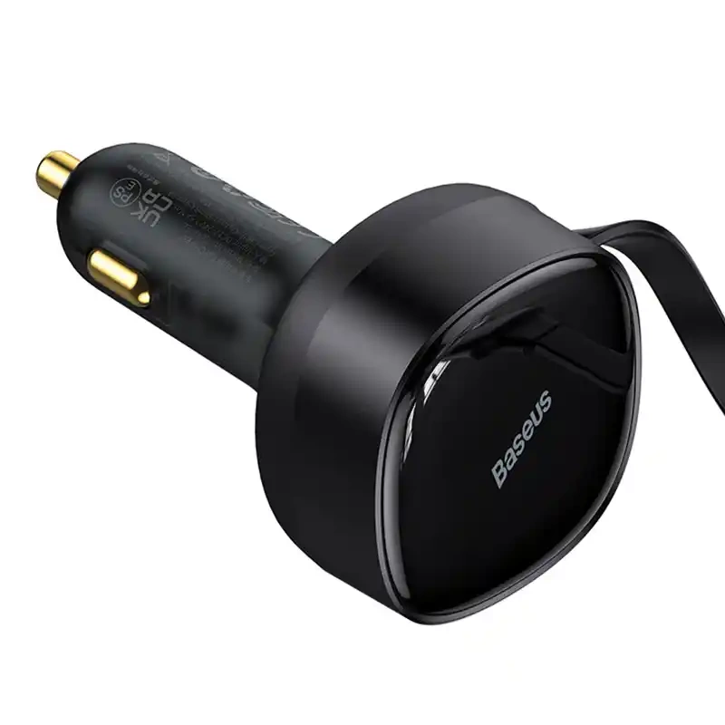 Car Charger Baseus Enjoyment with cable USB-C + Lightning 3A, 30W (Black) Car Charger Baseus Enjoyment with cable USB-C + Lightning 3A, 30W (Black)