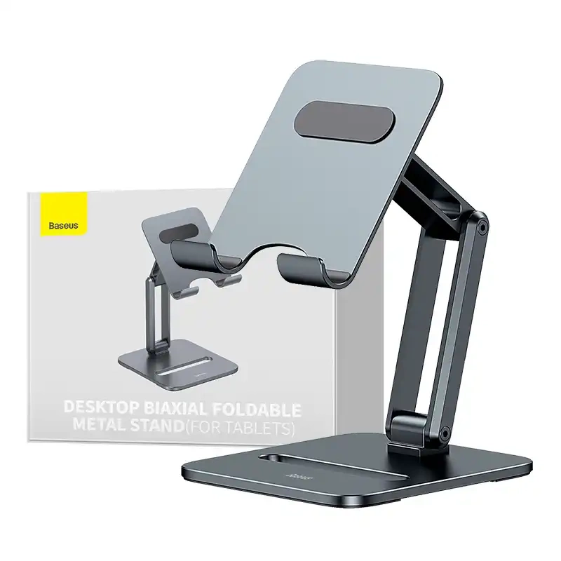 Baseus Biaxial stand holder for tablet (gray) Baseus Biaxial stand holder for tablet (gray)