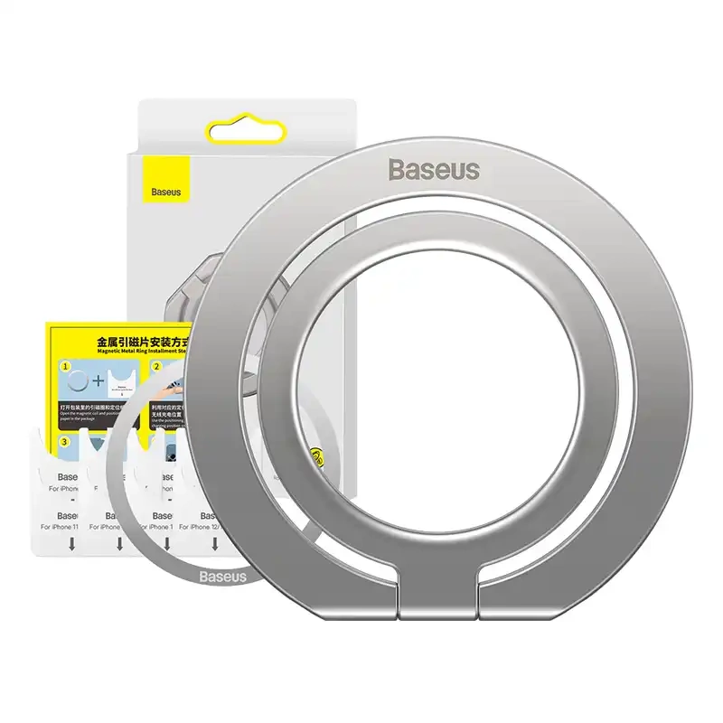Baseus Halo Ring holder for phones (Silver) Baseus Halo Ring holder for phones (Silver)