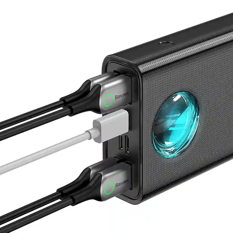 Powerbank Baseus Amblight 30000mAh, 4xUSB, USB-C, 65W (black) Powerbank Baseus Amblight 30000mAh, 4xUSB, USB-C, 65W (black)