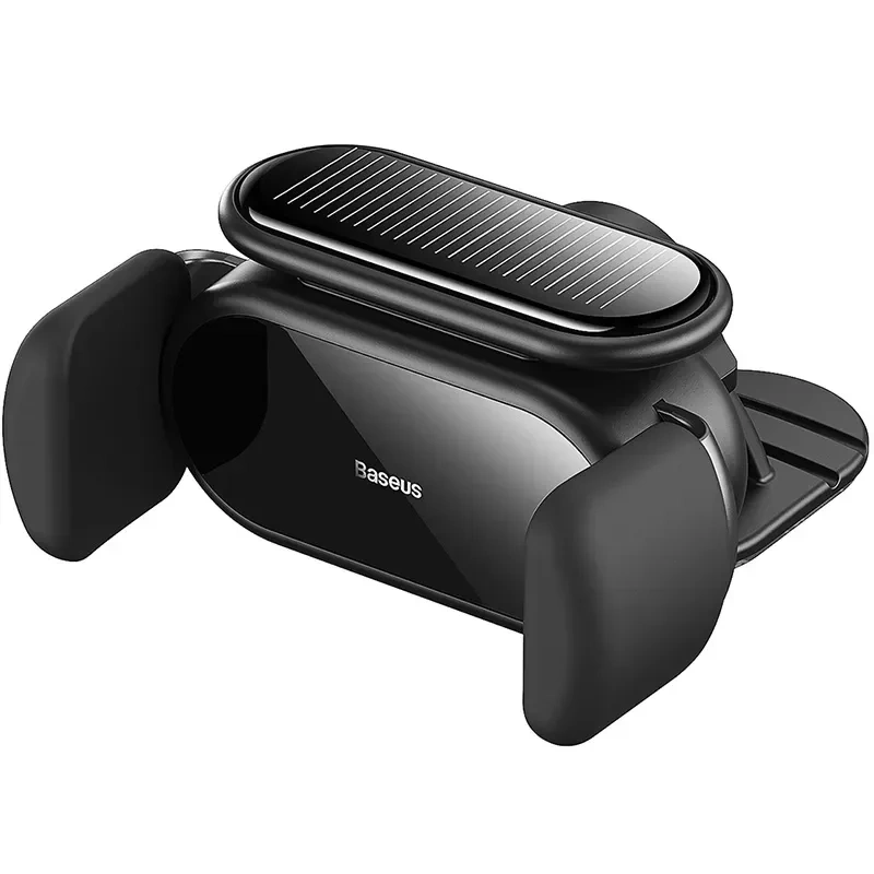 Solar Electric Car Phone Holder Baseus Steel Cannon Pro (Black) Solar Electric Car Phone Holder Baseus Steel Cannon Pro (Black)