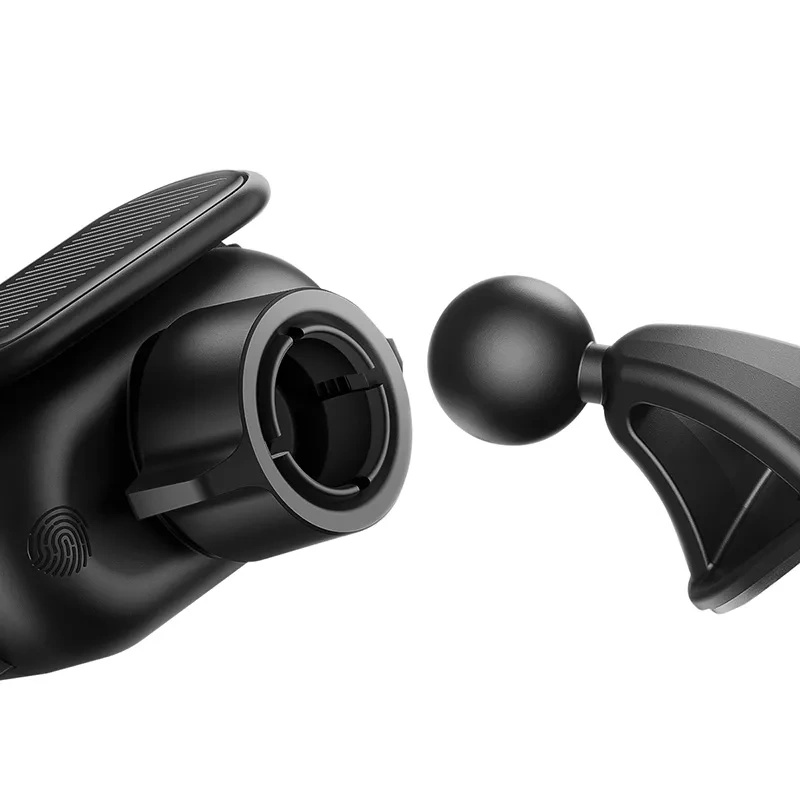 Solar Electric Car Phone Holder Baseus Steel Cannon Pro (Black) Solar Electric Car Phone Holder Baseus Steel Cannon Pro (Black)