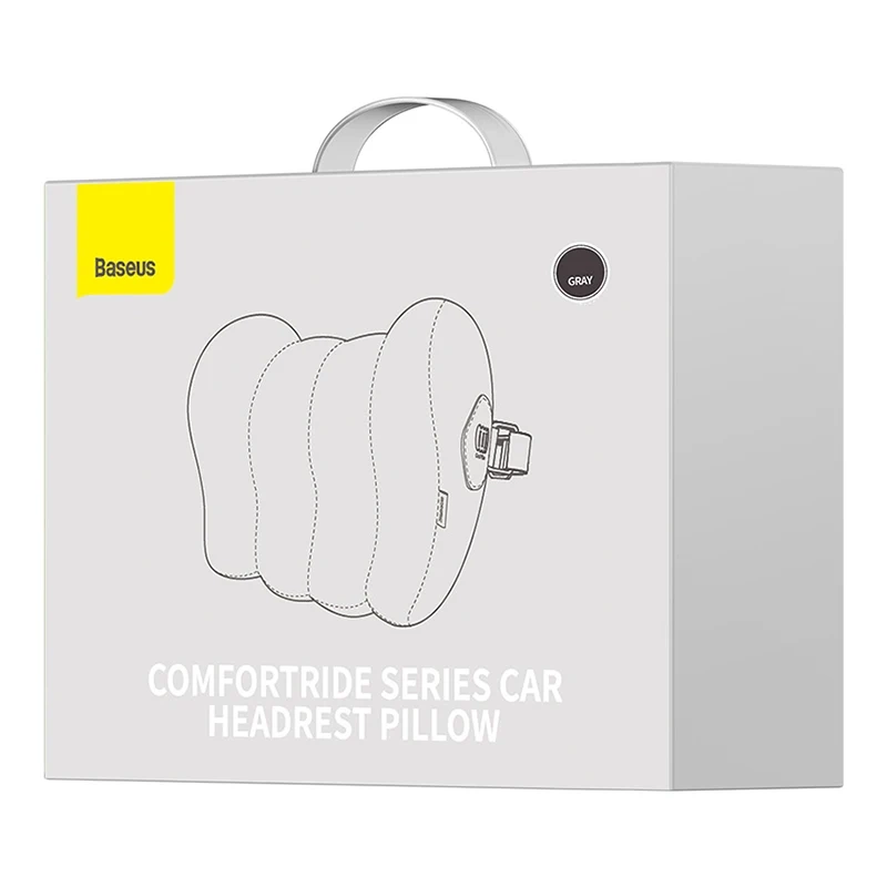 Car Headrest Mounted Pillow Baseus Comfort Ride (Grey) Car Headrest Mounted Pillow Baseus Comfort Ride (Grey)