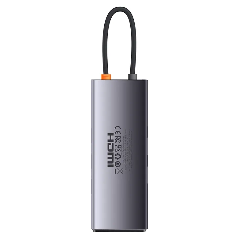Hub 8in1 Baseus StarJoy Series, USB-C to 3x USB 3.1 + HDMI + USB-C PD + RJ45 + microSD/SD Hub 8in1 Baseus StarJoy Series, USB-C to 3x USB 3.1 + HDMI + USB-C PD + RJ45 + microSD/SD
