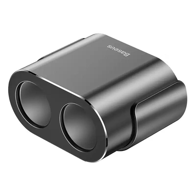 Baseus Lighter socket splitter 2xUSB 3,1A 100W (Black) Baseus Lighter socket splitter 2xUSB 3,1A 100W (Black)