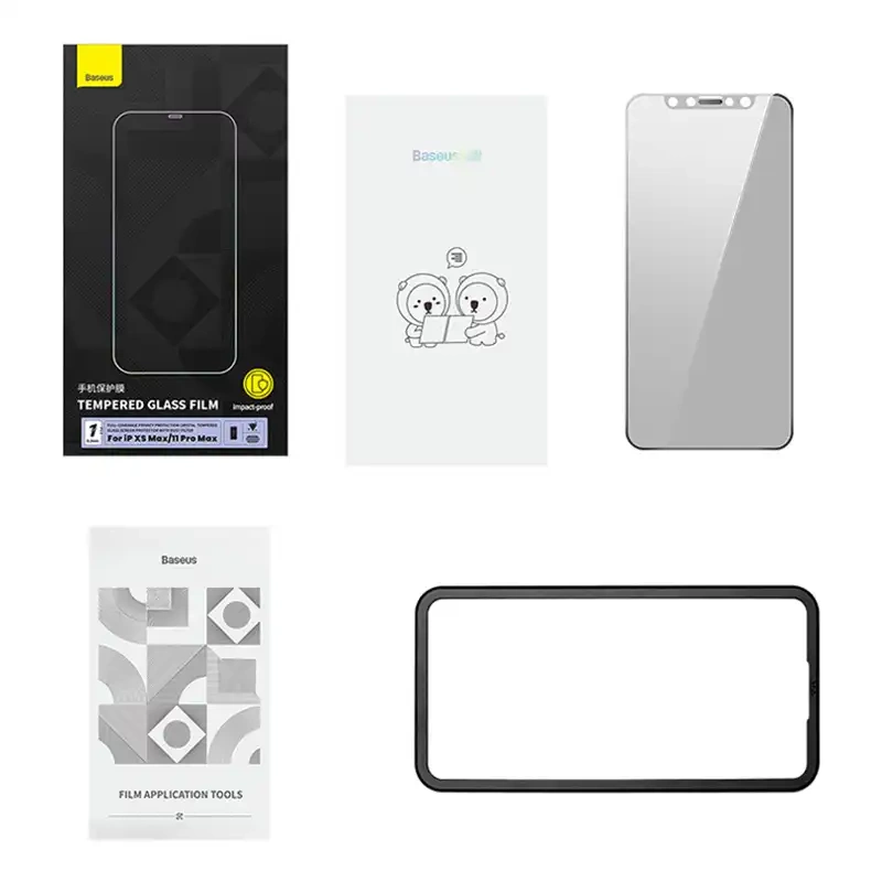 Tempered glass 0.3mm Baseus for iPhone XS Max/11 Pro Max Tempered glass 0.3mm Baseus for iPhone XS Max/11 Pro Max