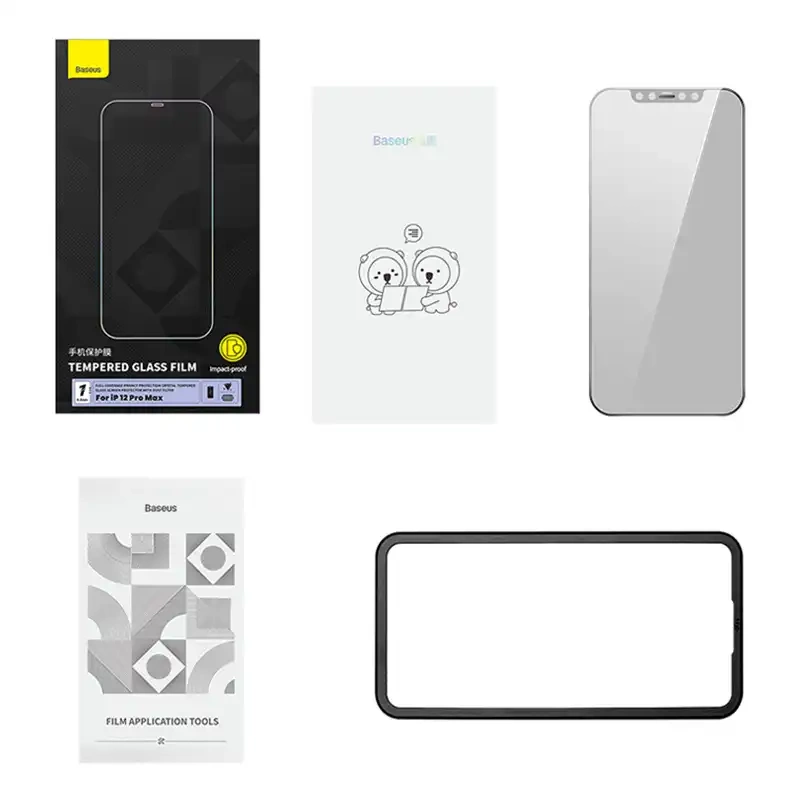 Tempered glass 0.3mm Baseus for iPhone 12 Pro Max Tempered glass 0.3mm Baseus for iPhone 12 Pro Max
