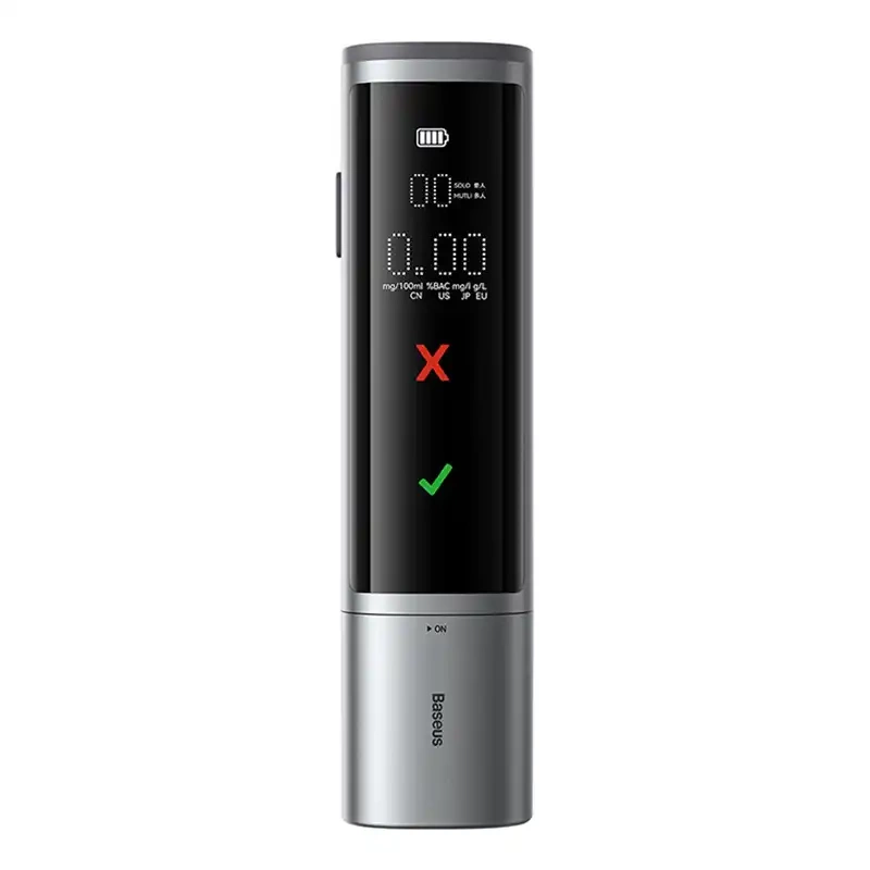Electronic Breathalyzer Baseus SafeJourney Pro (Grey) Electronic Breathalyzer Baseus SafeJourney Pro (Grey)