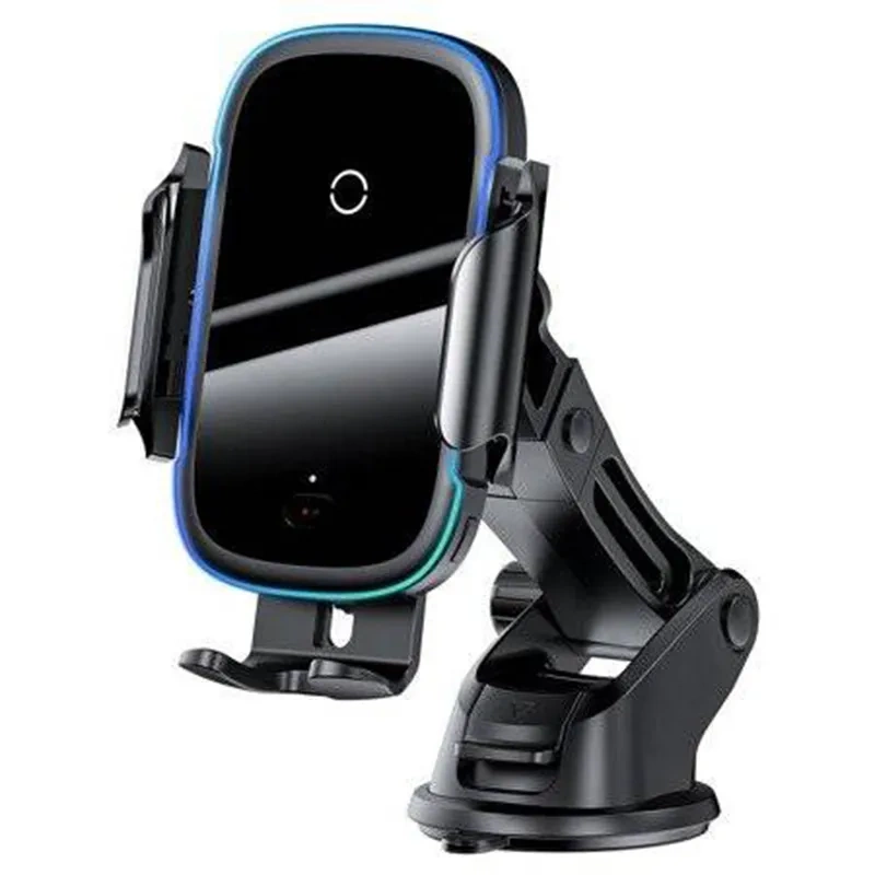 Baseus Light Electric Car Holder with Qi inductive charger (Black) Baseus Light Electric Car Holder with Qi inductive charger (Black)