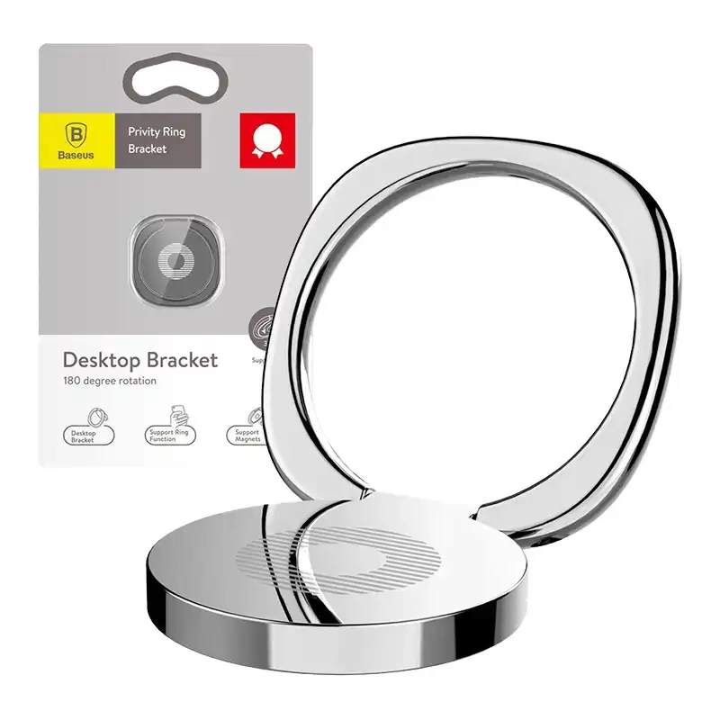 Baseus Privity Ring Bracket Silver Baseus Privity Ring Bracket Silver