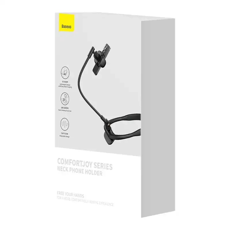 Neck Phone Holder Baseus ComfortJoy (black) Neck Phone Holder Baseus ComfortJoy (black)