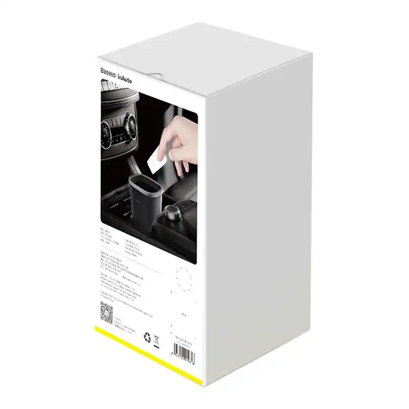 Baseus Dust-free Vehicle-mounted Trash Can(Trash Bag 3 roll/90)Black Baseus Dust-free Vehicle-mounted Trash Can(Trash Bag 3 roll/90)Black