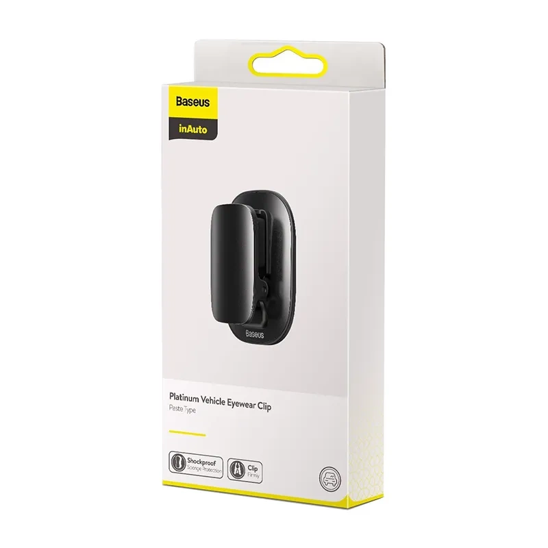 Baseus Platinum Vehicle eyewear clip Black Baseus Platinum Vehicle eyewear clip Black