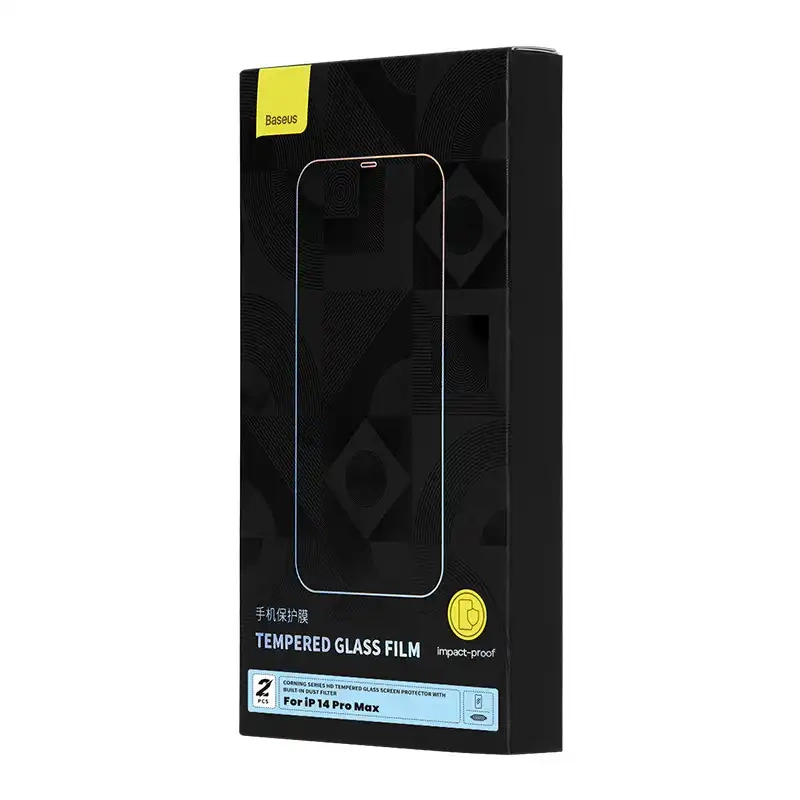 Tempered Glass Baseus Corning for iPhone 14 Pro with built-in dust filter Tempered Glass Baseus Corning for iPhone 14 Pro with built-in dust filter