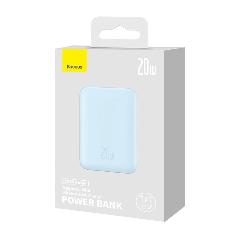 Powerbank Baseus Magnetic Mini 10000mAh, USB-C 20W MagSafe (blue)