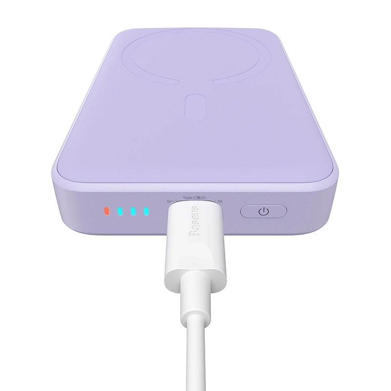 Powerbank Baseus Magnetic Mini 10000mAh, USB-C 20W MagSafe (purple) Powerbank Baseus Magnetic Mini 10000mAh, USB-C 20W MagSafe (purple)