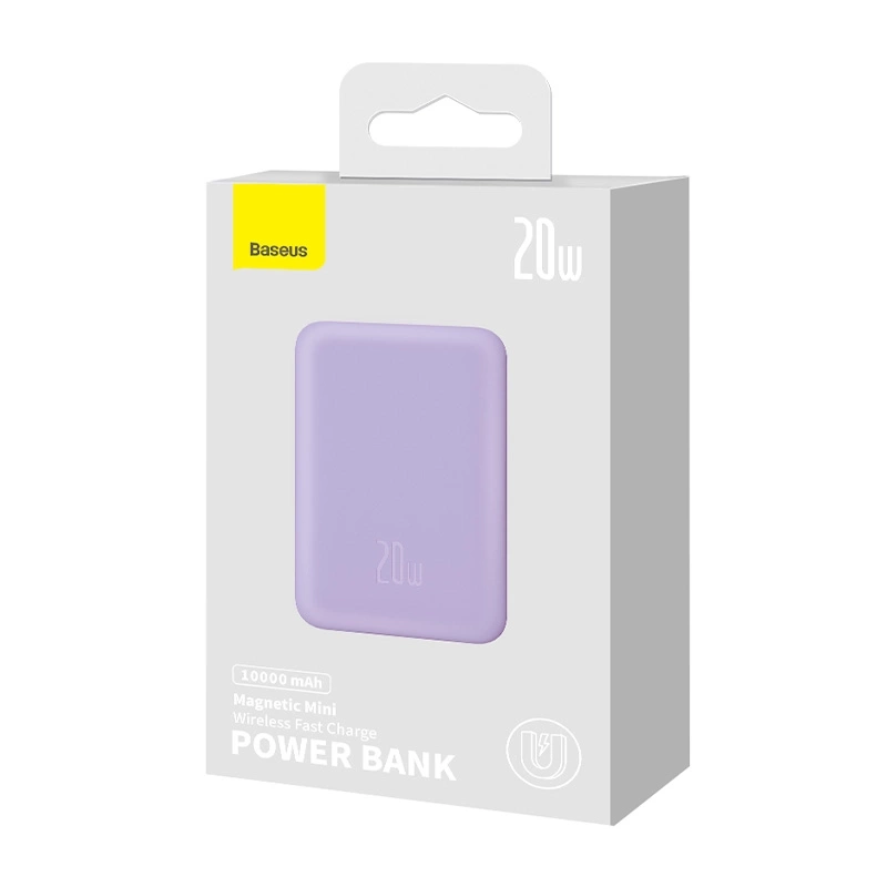 Powerbank Baseus Magnetic Mini 10000mAh, USB-C 20W MagSafe (purple) Powerbank Baseus Magnetic Mini 10000mAh, USB-C 20W MagSafe (purple)