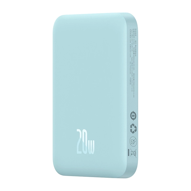 Powerbank Baseus Magnetic Mini 6000mAh, USB-C 20W MagSafe (blue) Powerbank Baseus Magnetic Mini 6000mAh, USB-C 20W MagSafe (blue)
