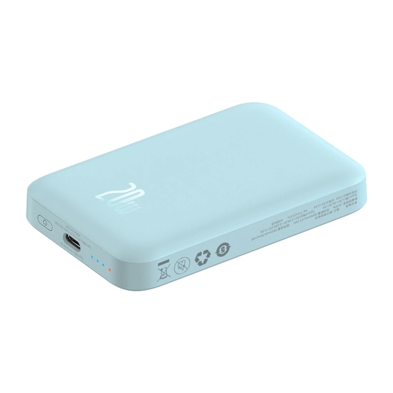 Powerbank Baseus Magnetic Mini 6000mAh, USB-C 20W MagSafe (blue) Powerbank Baseus Magnetic Mini 6000mAh, USB-C 20W MagSafe (blue)