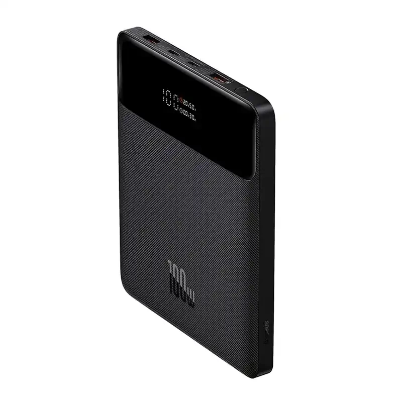 Powerbank Baseus Blade 20000mAh 2xUSB, 2xUSB-C + cable USB-C 100W (black) Powerbank Baseus Blade 20000mAh 2xUSB, 2xUSB-C + cable USB-C 100W (black)