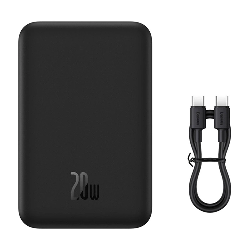 Powerbank Baseus Magnetic Mini 20000mAh, USB-C 20W MagSafe (black) Powerbank Baseus Magnetic Mini 20000mAh, USB-C 20W MagSafe (black)