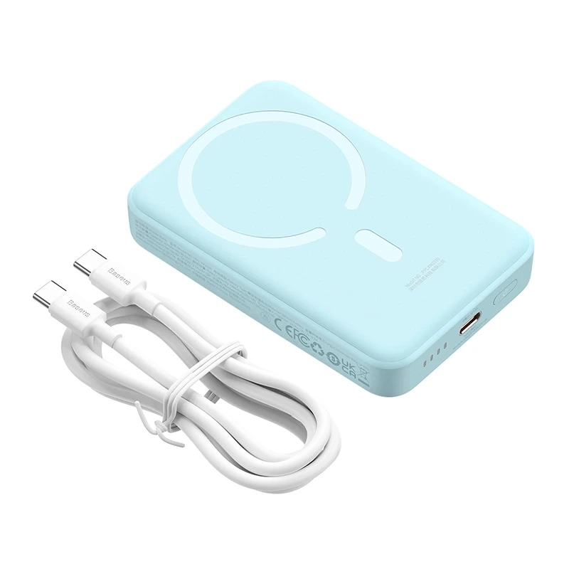 Power Bank mini Baseus 10000mAh, USB-C 30W Blue Power Bank mini Baseus 10000mAh, USB-C 30W Blue
