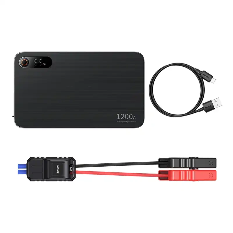 Car Jump Starter Baseus Black Super Energy Pro+ 1200A (black) Car Jump Starter Baseus Black Super Energy Pro+ 1200A (black)
