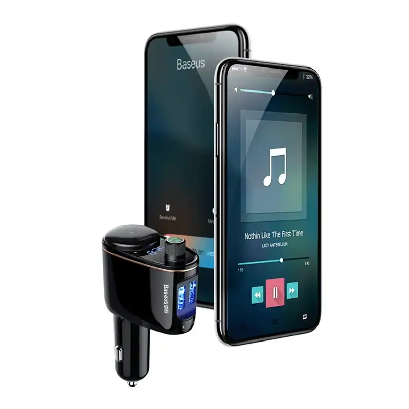 Car Bluetooth MP3 Player Baseus S-06Black OS Car Bluetooth MP3 Player Baseus S-06Black OS