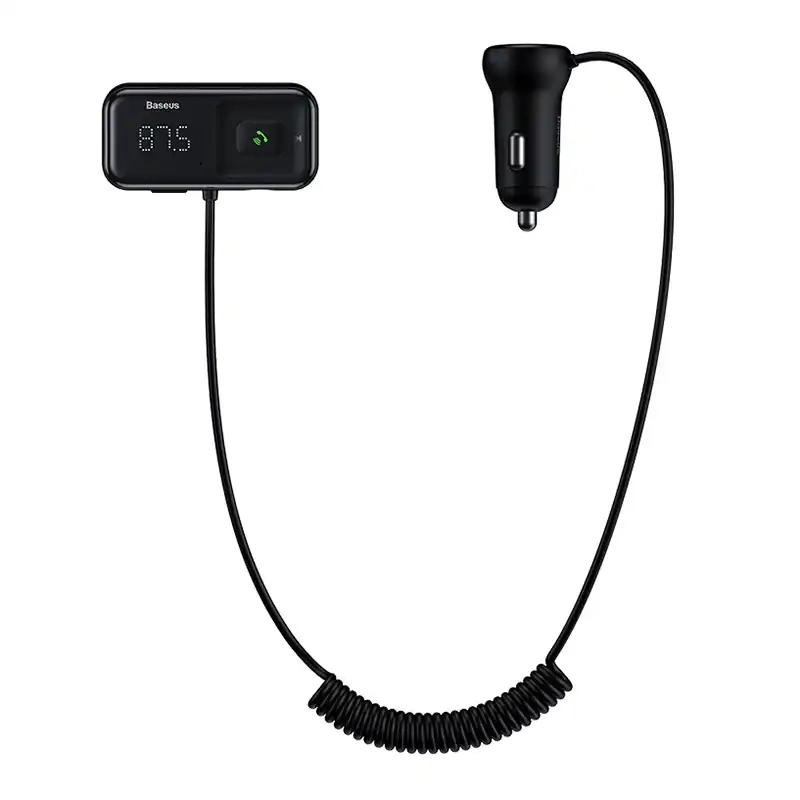 Car Bluetooth MP3 Player + Charger Baseus T Shaped S-16 Black OS Car Bluetooth MP3 Player + Charger Baseus T Shaped S-16 Black OS