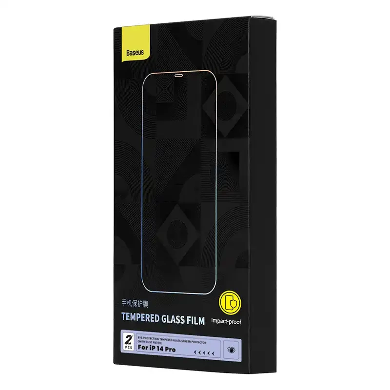 Tempered glass with eye protection filter Baseus Crystal Series iPhone 14 PRO Tempered glass with eye protection filter Baseus Crystal Series iPhone 14 PRO