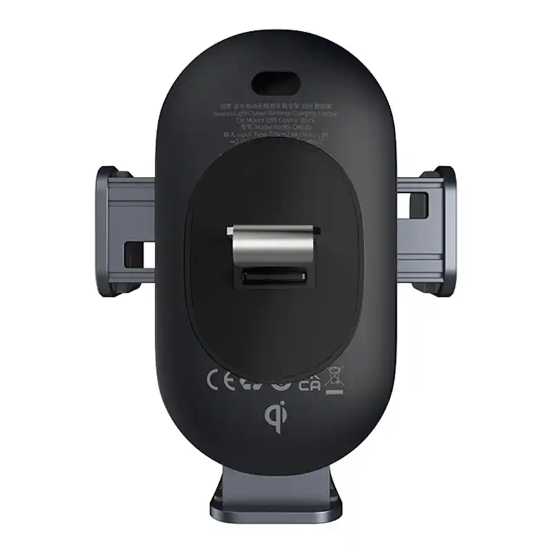 car holder with inductive charger Baseus LightChaser (Black)