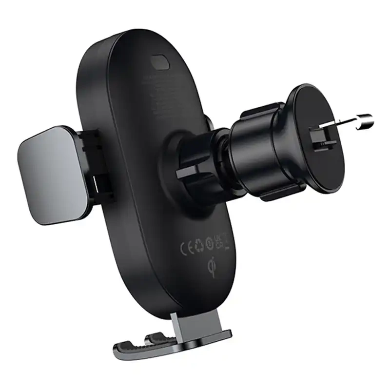car holder with inductive charger Baseus LightChaser (Black)