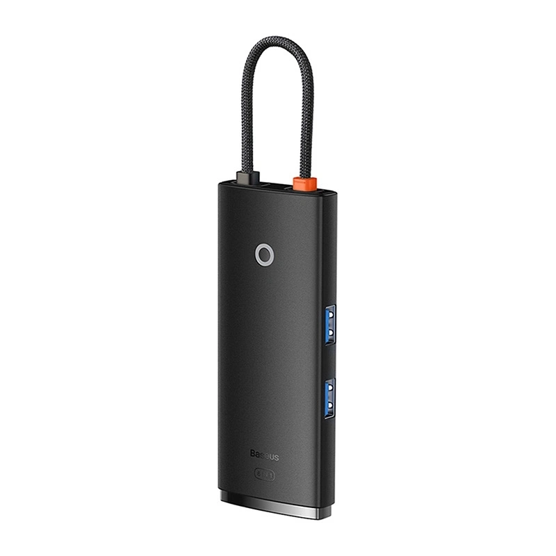 Hub Baseus OS Lite 6-Port (Type-C to HDMI+USB3.0*2+PD+SD/TF) (black Hub Baseus OS Lite 6-Port (Type-C to HDMI+USB3.0*2+PD+SD/TF) (black