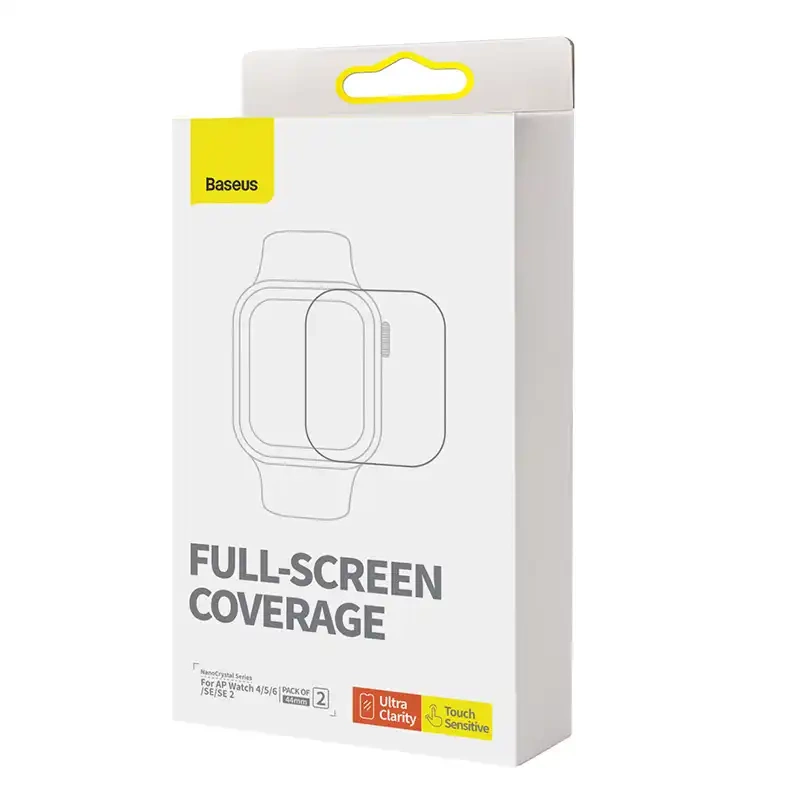 Baseus 44mm Protective Film for AP Watch 4/5/6/SE/SE 2, Clear Baseus 44mm Protective Film for AP Watch 4/5/6/SE/SE 2, Clear