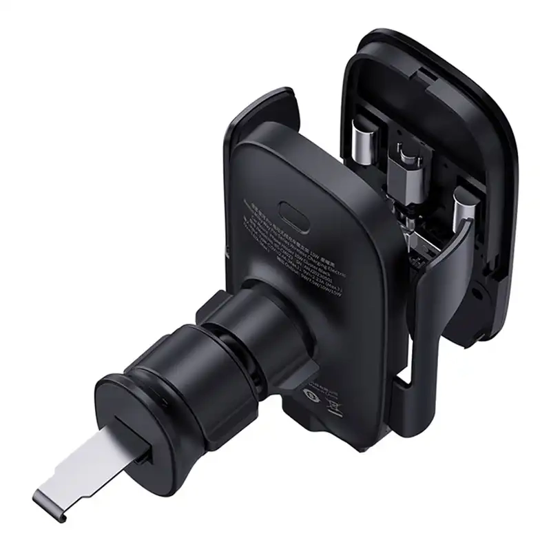Wireless Charging Car Mount Baseus MilkyWay Pro 15W (black)