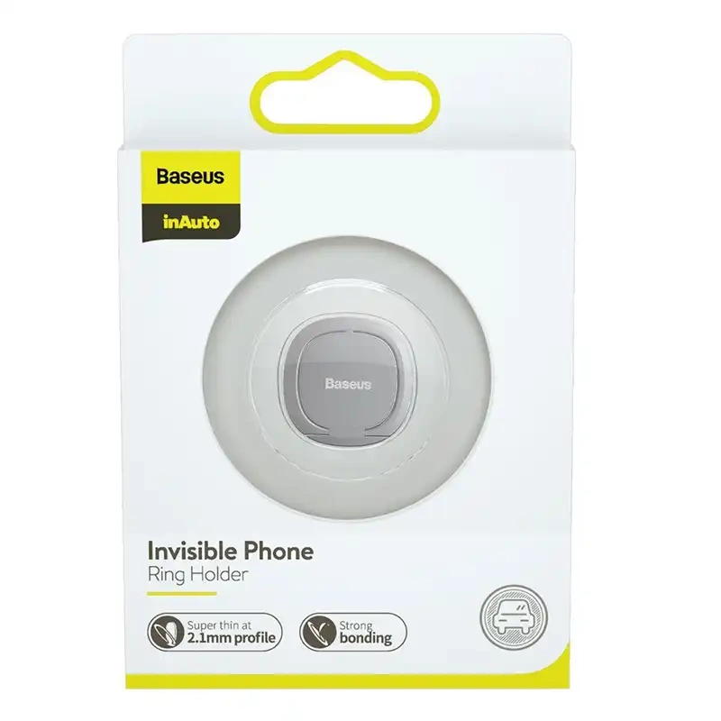 Baseus Invisible Ring holder for smartphones (silver) Baseus Invisible Ring holder for smartphones (silver)