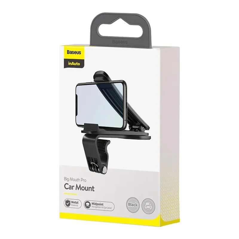 Baseus Big Mouth Pro car holder (black) Baseus Big Mouth Pro car holder (black)