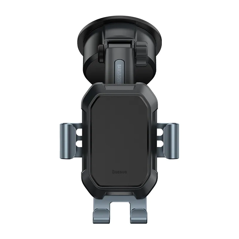 Gravity car mount for Baseus Tank phone with suction cup (black) Gravity car mount for Baseus Tank phone with suction cup (black)