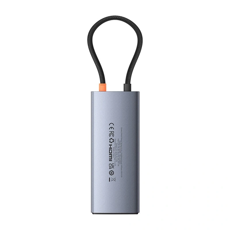 Hub 6in1 Baseus Metal Gleam 2 Series, USB-C to 2xUSB 3.0 +USB-C + HDMI + USB-C PD + Ethernet RJ45 Hub 6in1 Baseus Metal Gleam 2 Series, USB-C to 2xUSB 3.0 +USB-C + HDMI + USB-C PD + Ethernet RJ45