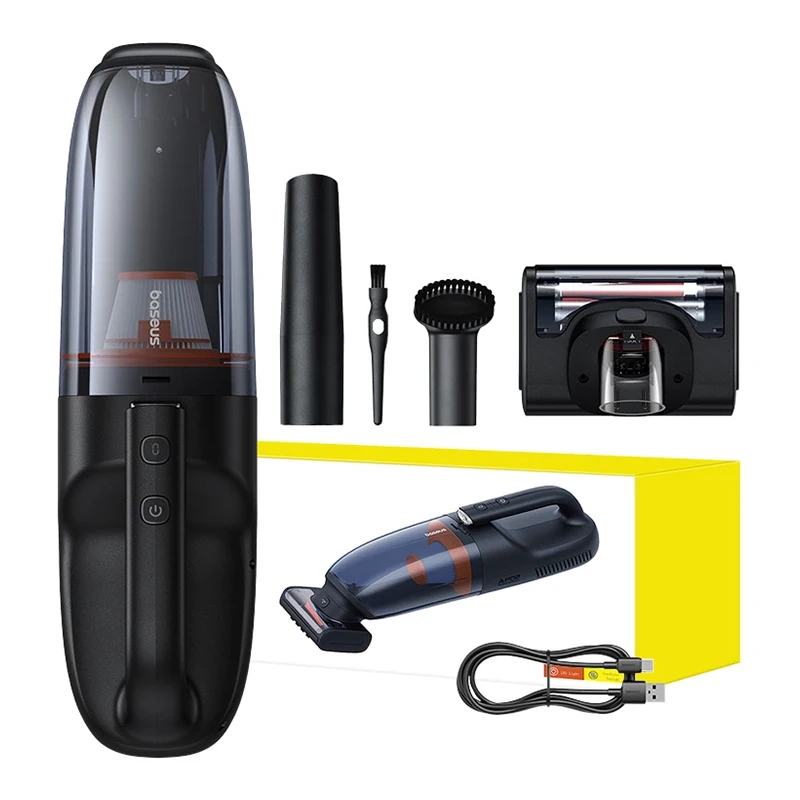 Cordless Handy Vacuum Cleaner Baseus Ap02 6000Pa (black) Cordless Handy Vacuum Cleaner Baseus Ap02 6000Pa (black)