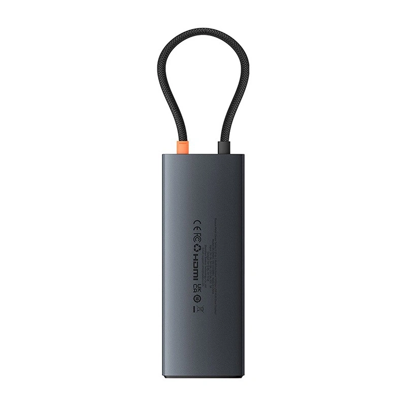 Adapter Hub 10in1 Baseus USB-C - 2xHDMI, 3xUSB-A, USB-C, RJ45, SD/TF, PD (black) Adapter Hub 10in1 Baseus USB-C - 2xHDMI, 3xUSB-A, USB-C, RJ45, SD/TF, PD (black)