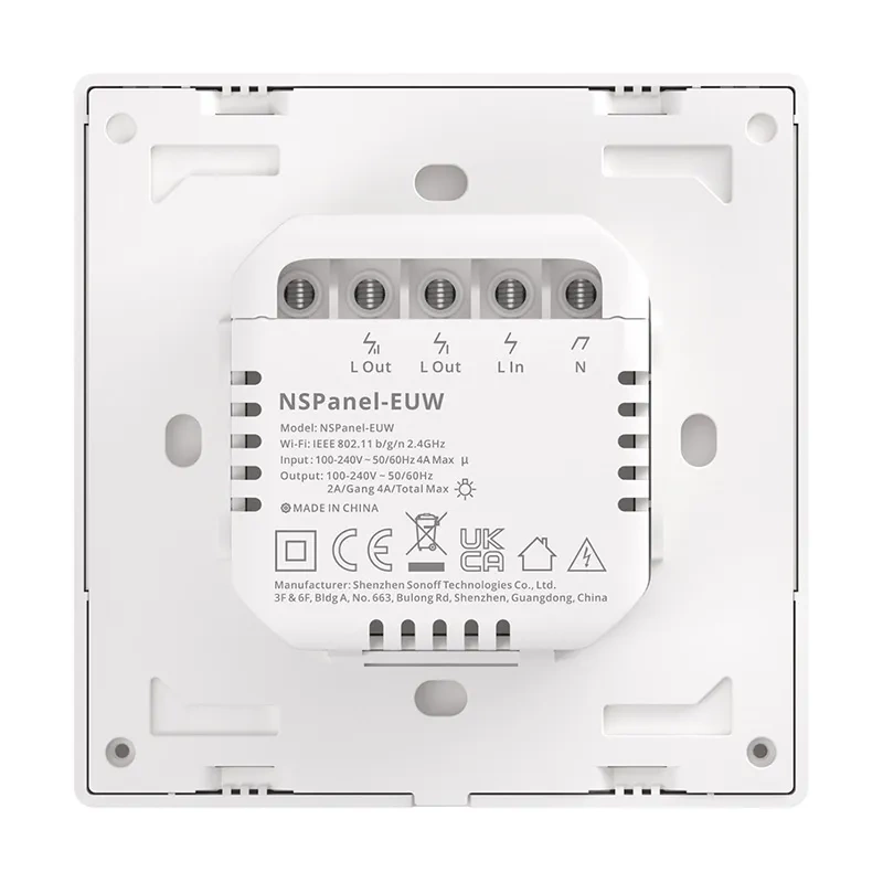 Smart Scene Wall Switch WiFi Sonoff NSPanel (white) Smart Scene Wall Switch WiFi Sonoff NSPanel (white)