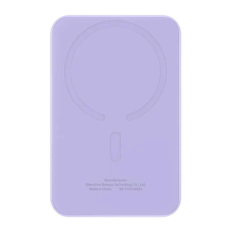 Magnetic Mini Powerbank Baseus 5000mAh 20W (purple)