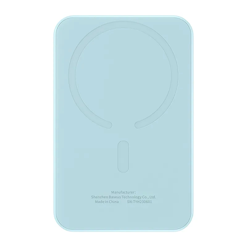 Magnetic Mini Powerbank Baseus 5000mAh, USB-C 20W (blue) Magnetic Mini Powerbank Baseus 5000mAh, USB-C 20W (blue)