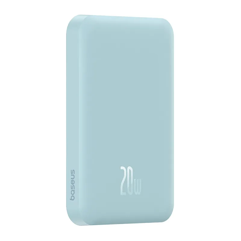 Magnetic Mini Powerbank Baseus 5000mAh, USB-C 20W (blue) Magnetic Mini Powerbank Baseus 5000mAh, USB-C 20W (blue)